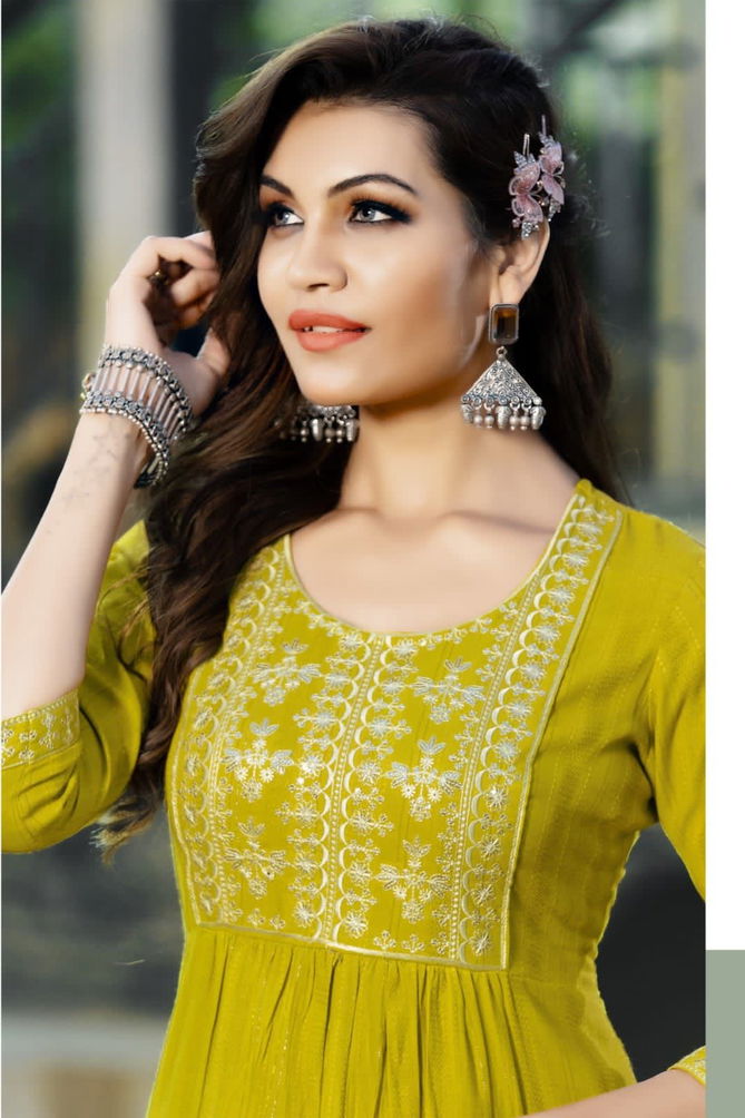 Naira By Hirwa 101-108 Designer Kurtis Catalog